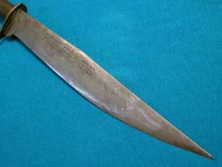   PHILIPPINES HORN TRIBAL DIRK DAGGER BARONG BOLO SURVIVAL BOWIE KNIFE