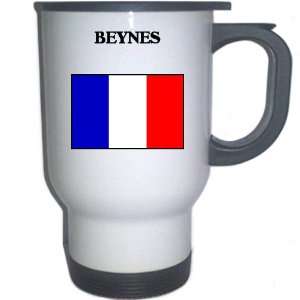  France   BEYNES White Stainless Steel Mug Everything 