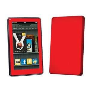  Hot Red Vinyl Protection Decal Skin  Kindle Fire 