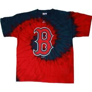  Boston Red Sox Spiral Tie Dye Shirt   XL: Everything Else