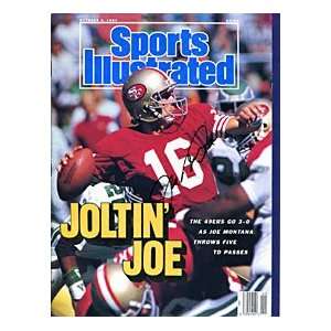 Joe Montana Autographed / Signed Sports Illustrated Magazine   October 