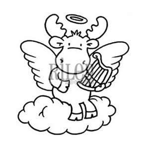  Riley And Company Cling Rubber Stamp Angel Riley; 2 Items 