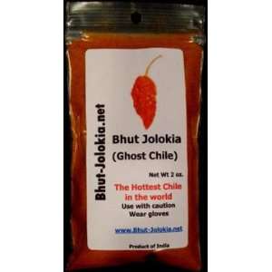 Bhut Jolokia (Ghost Chile) oven dried Grocery & Gourmet Food