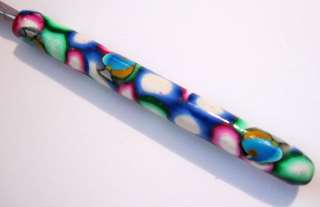   of a kindPolymer Clay Covered Susan Bates Crochet hook, size 3.75 mm