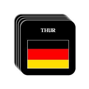  Germany   THUR Set of 4 Mini Mousepad Coasters 