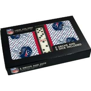   Houston Texans 2 Deck Playing Cards with Dice Set: Sports & Outdoors