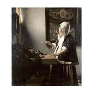  Johannes Vermeer   Woman Holding A Balance Giclee