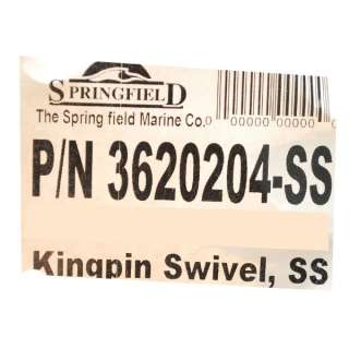   3620204 STAINLESS STEEL 7 X 7 INCH KINGPIN BOAT SEAT SWIVEL  