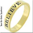 new believe eternity ring 14k gold bonded sizes 5 9