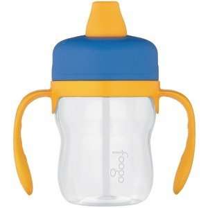  THERMOS FOOGO BP500BL006 8 OZ SIPPYCUP WITH HANDLES (BLUE 
