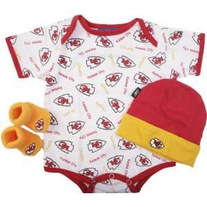  Kansas City Chiefs Newborn 0 3 Month Booty Gift Set 