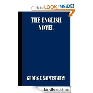  The English Novel eBook George Saintsbury Kindle Store