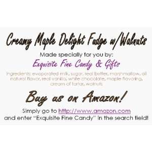Creamy Maple Walnut Fudge Box  Grocery & Gourmet Food