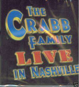 THE CRABB FAMILY LIVE IN NASHVILLE (CD)  