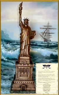 Lady Liberty with Scroll Dept. 56 9/11 CIC Patriotic  