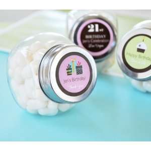    Personalized Birthday Candy Jar Favors