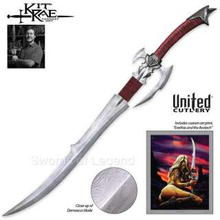 Kit Rae Avoloch Sword of Enethia Damascus Ed. KR0038D *NEW*  