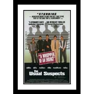  The Usual Suspects 32x45 Framed and Double Matted Movie 