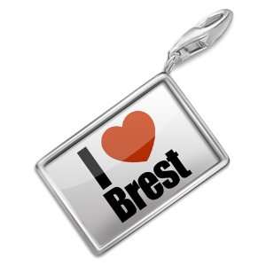 FotoCharms I Love Brest region: Finistere, Brittany   Charm with 