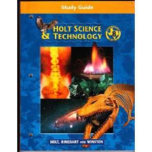  Holt Science & Technology: Study Guide, Grade 8, Texas 