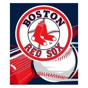  Boston Red Sox 50x60 inches Royal Plush Raschel Throw 