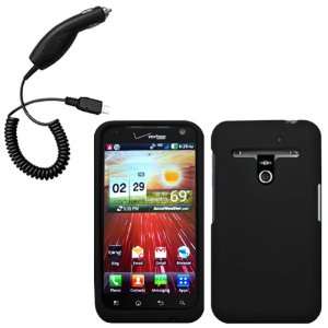   Silicone Skin / Case / Cover & Car Charger for LG Revolution / VS910