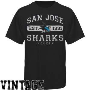   Time Hockey San Jose Sharks Cleric T Shirt   Black: Sports & Outdoors