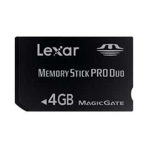  Tarjeta Lexar de Memoria Stick PRO Duo 4GB Sports 