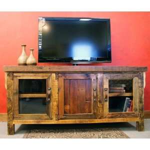  Black Mountain Reclaimed Barnwood Plasma TV Entertainment 