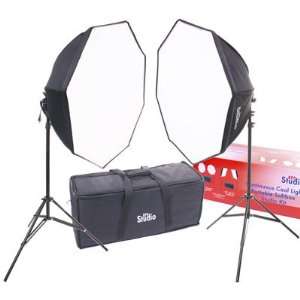 28 Quick Folding Softbox Kit with Daylight Cool Flourescent Lamps