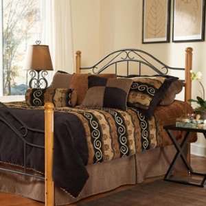 com Twin Hillsdale House Furniture Winsloh Metal Poster Bed in Black 