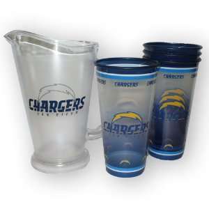   Tailgate Pitcher And Souvenir Cups Set 