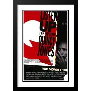  The Lives of Quincy Jones 32x45 Framed and Double Matted Movie 