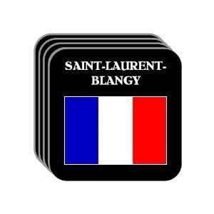  France   SAINT LAURENT BLANGY Set of 4 Mini Mousepad 