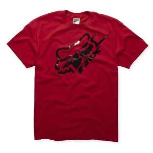  FOX BOYS ILLUSION S/S TEE RED KXL