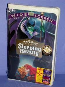 New! Disney Sleeping Beauty (VHS, 1997, Collectors Edition) WIDE 
