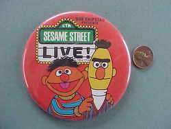   Hensons Muppets Sesame Street Live large 3 pin with Bert and Ernie