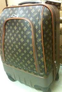 New Rolling Designer Inspired Monogram Luggage 24 Travel Suitcase Bag 