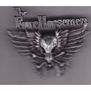  The Four Horsemen Original Rare Vintage Pewter Music Pin 
