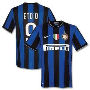  09 10 Inter Milan Home Jersey + Etoo 9: Sports & Outdoors
