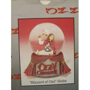  Extremely Rare Blizzard of Ozz Ozzy Osbourne Water Globe 