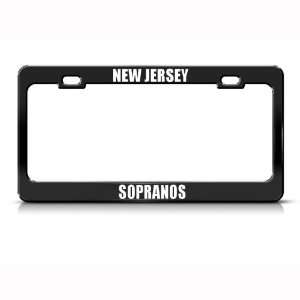  New Jersey Sopranos Metal license plate frame Tag Holder 