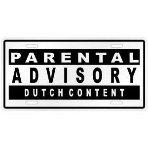  New  Parental Advisory / Dutch Content  Netherlands 