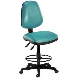  OFM Anti Bacterial Vinyl Task Seating   Teal Industrial 