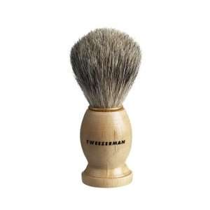    His Tweezerman Deluxe Shaving Brush