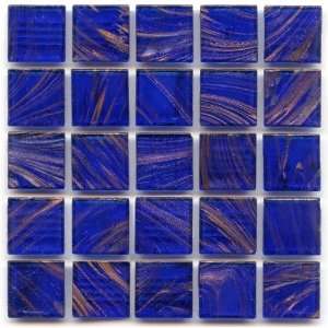  Gold Links GL 042 Cobalt blue Glass Tile: Home Improvement