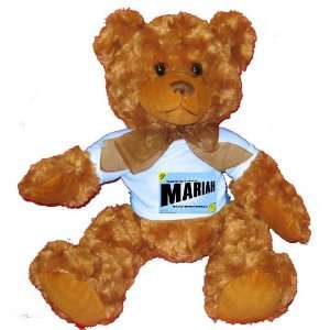   MOTHER COMES MARIAH Plush Teddy Bear with BLUE T Shirt Toys & Games