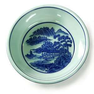   : Chinese Celadon Bowl Replica with Mountain Scenery: Everything Else