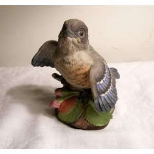  Boehm Bone China Fledgling Bluebird Figurine #400 75 