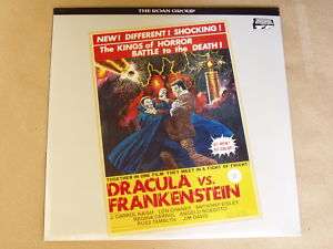 Dracula vs. Frankenstein NEW SEALED ROAN Laserdisc LD  